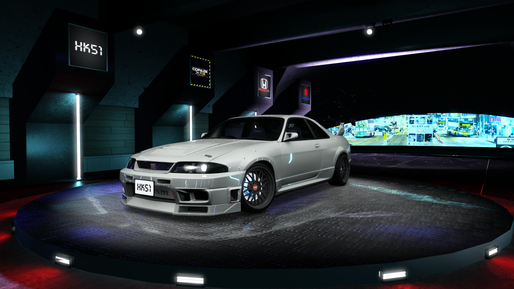 HK51 P1 Nissan Skyline GTR33, skin Sonic_Silver