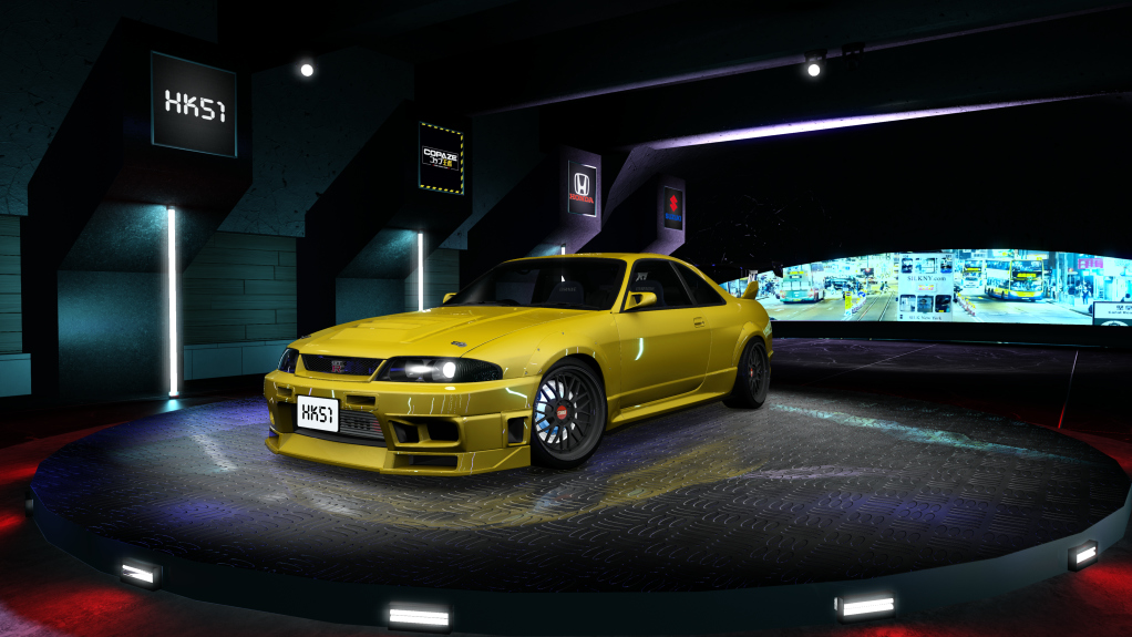 HK51 P1 Nissan Skyline GTR33, skin itsDraik_Lightning_Yellow