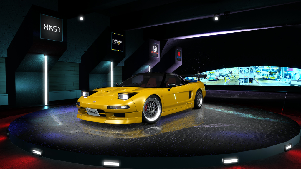 HK51 P1 Honda NSX NA1, skin 05_spa_yellow_pearl