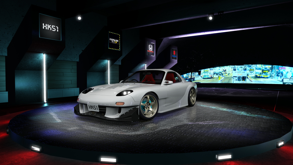 HK51 P1 Mazda RX7 FD3S, skin 07_pure_white_b