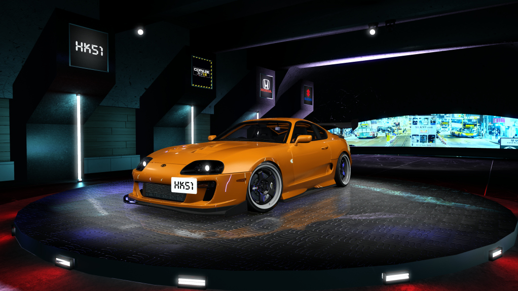 HK51 P1 Toyota Supra A80, skin 13_orange