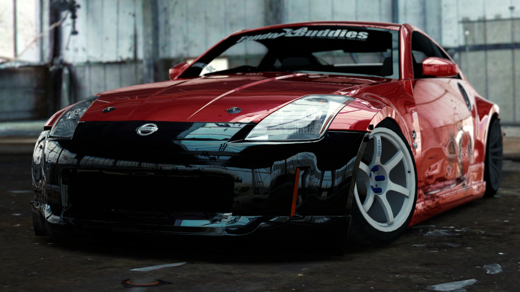 Tando Buddies 350Z Missile, skin dirty red