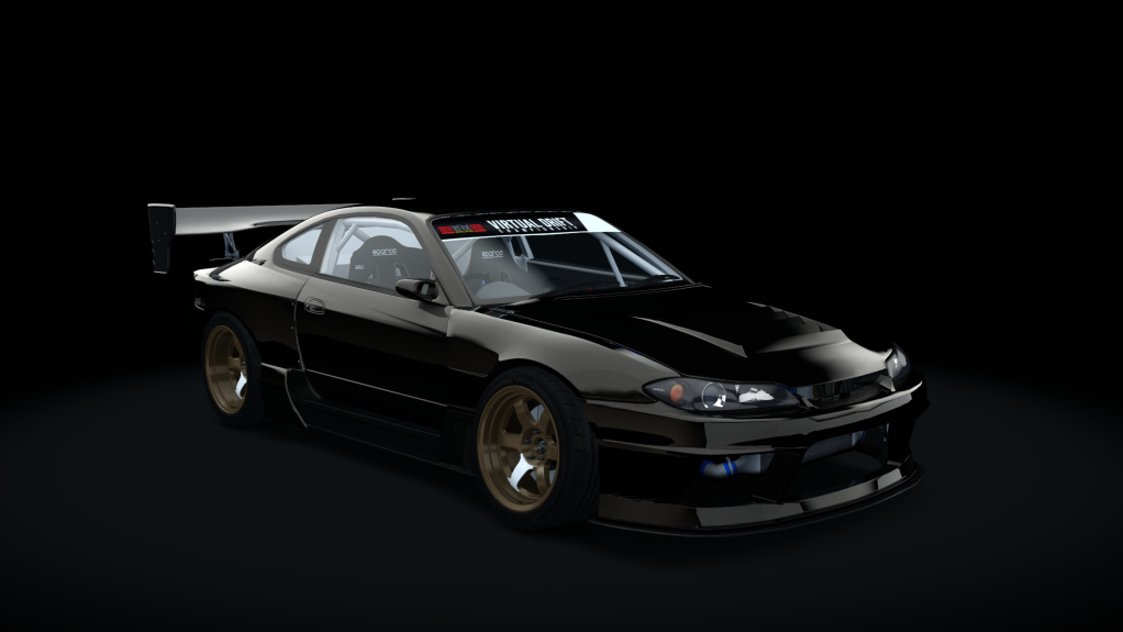 VDC Nissan Silvia S15 Public RB28 3.0, skin 03_black_pearl