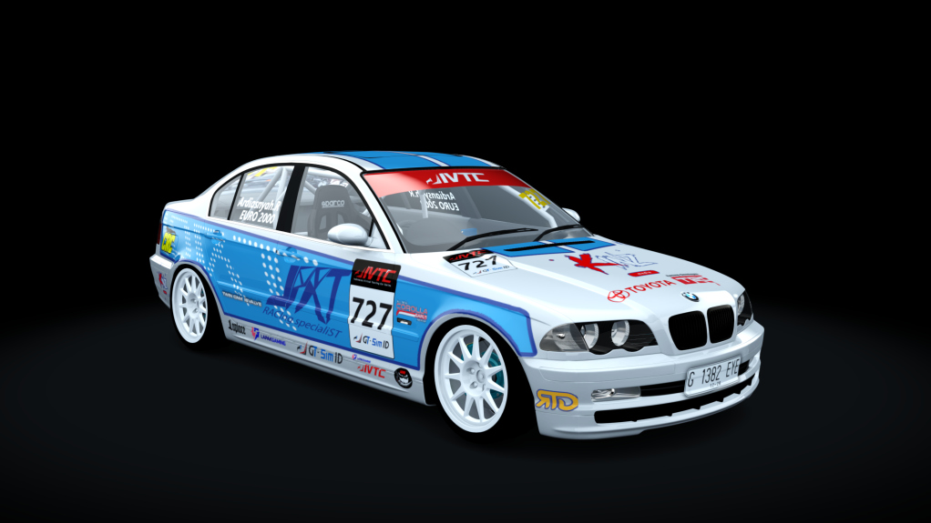 BMW E46 320i IVTC EURO 2000, skin IVTC Ardiansyah Rizki Gunawan