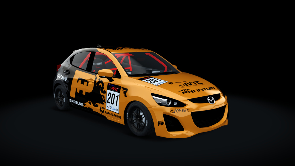 Mazda 2 IVTC 1500, skin JMX Phantom #201