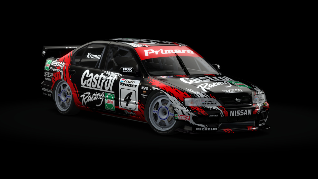 Nissan Primera P11 BTCC, skin Castrol_4